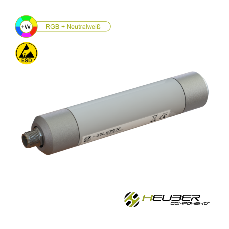 LED-Maschinenleuchte ESD-zertifiziert Serie SL30 24VDC 150mm 400lm RGB+W