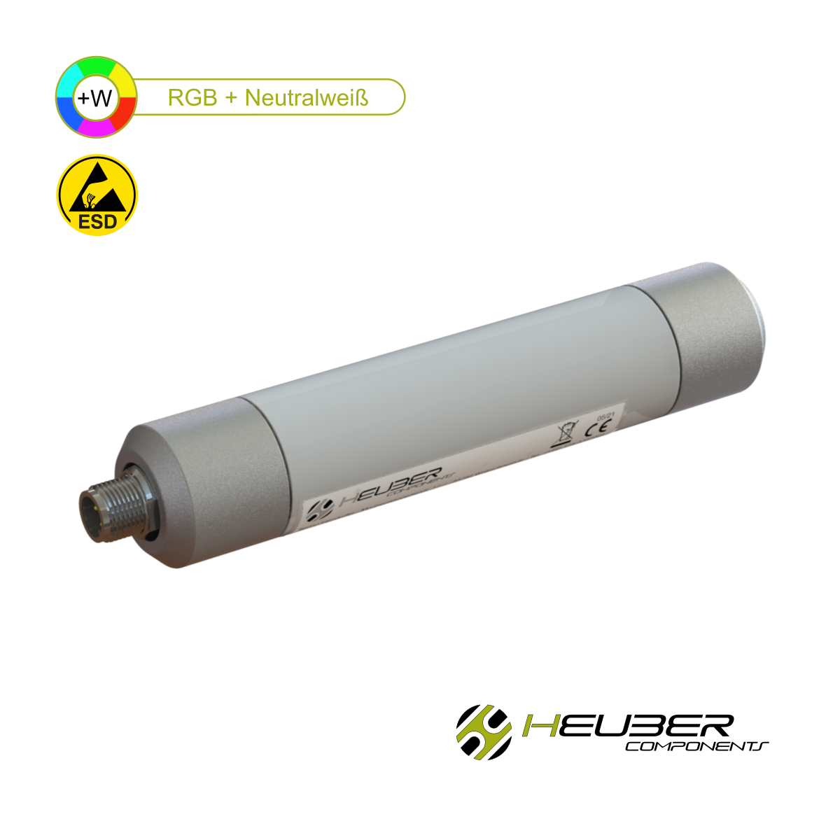 LED-Maschinenleuchte ESD-zertifiziert Serie SL30 24VDC 150mm 400lm RGB+W