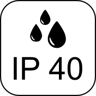 Schutzklasse IP40